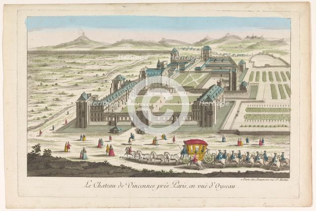 View of the Château de Vincennes, 1745-1775. Creator: Anon.