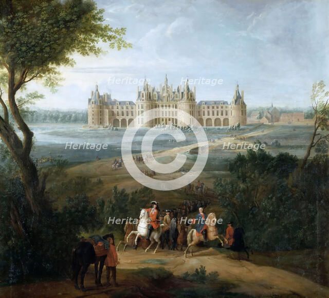 View of the château de Chambord, from the park. Artist: Martin, Pierre-Denis II (1663-1742)