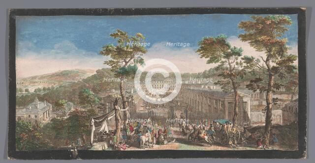 View of the Château de Saint-Cloud, 1730. Creators: Anon, Jacques Rigaud.