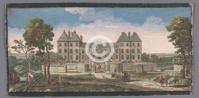 View of the Château de Saint-Maur, 1700-1799. Creators: Anon, Jacques Rigaud.