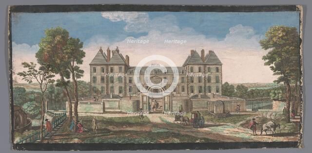 View of the Château de Saint-Maur, 1700-1799. Creators: Anon, Jacques Rigaud.