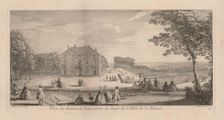 View of the Chateau de Seaux from Diana's Promenade. Creator: Jacques Rigaud (French, 1681-1754)