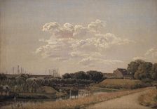 View of the Citadel Ramparts Looking Towards Langelinie and the Naval Harbour, 1830-1833. Creator: Christen Købke