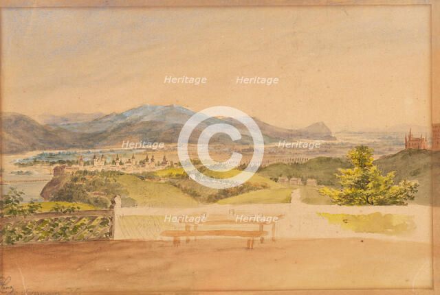 View of the city, 1870-1875. Creator: Zigmund Bubics.