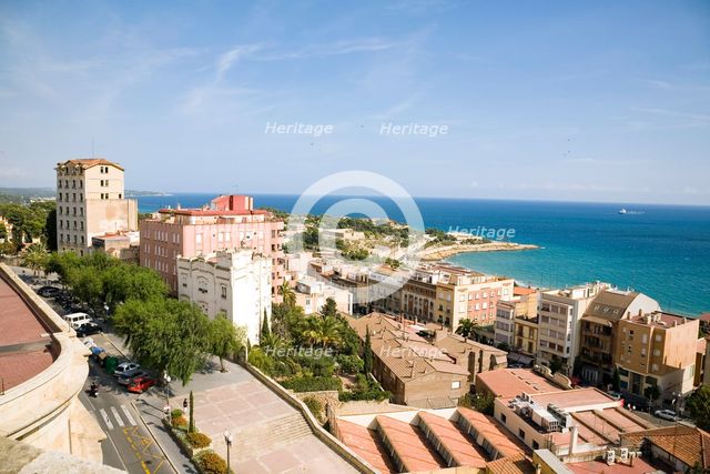 View of the city, Tarragona, Catalonia, Spain, 2007. Creator: Samuel Magal.