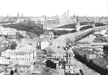 View of the city and the Kremlin, Moscow, Russia, 1895. Creator: Unknown