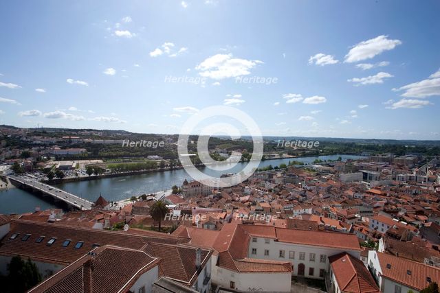 View of the city, Coimbra, Portugal, 2009.  Creator: Samuel Magal.