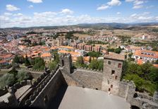 View of the city from the castle, Braganca, Portugal, 2009. Creator: Samuel Magal
