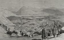View of the city from the Citadel, Kabul, Afghanistan, 1878. Creator: Andrés Ovejero
