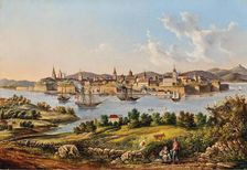 View of the city of Zadar, 19th century. Creator: Unknown artist