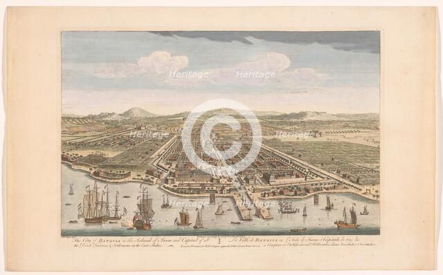 View of the city of Batavia, 1754. Creator: Anon.