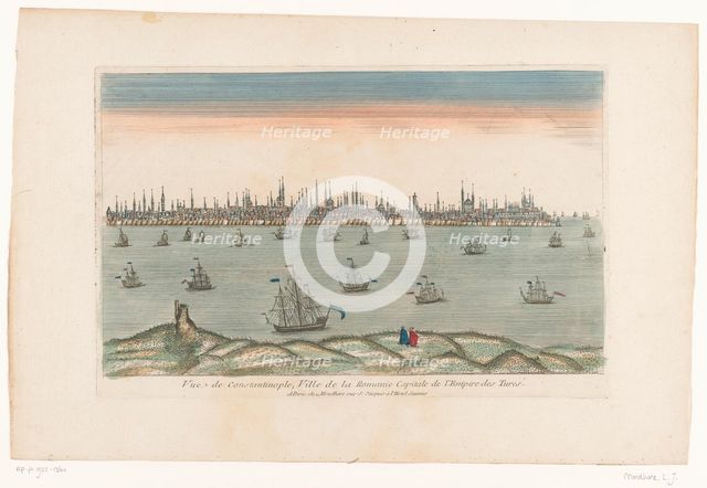 View of the city of Constantinople, 1759-c.1796. Creators: Louis-Joseph Mondhare, Anon.