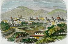 View of the city of Cuzco, Peru, c1875