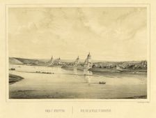 View of the City of Irkutsk, 1856. Creator: Ivan Dem'ianovich Bulychev