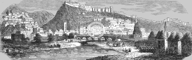 'View of the City of Kars and its Neighbourhood', 1854. Creator: Unknown.