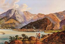 View of the city of Kotor, 19th century. Creator: Unknown artist
