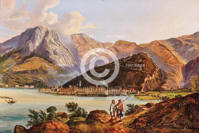View of the city of Kotor, 19th century. Creator: Unknown artist.