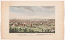 View of the city of London seen from the north side, 1753. Creator: Stevens