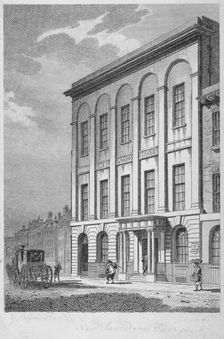 View of the City of London Tavern from Bishopsgate, City of London, 1809. Artist: Samuel Rawle