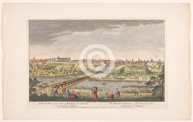 View of the city of Madrid, 1752. Creator: Anon.