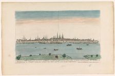 View of the city of Mainz on the River Rhine, 1759-c.1796. Creators: Louis-Joseph Mondhare, Anon