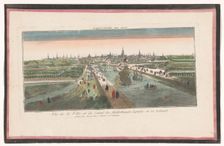 View of the city of Middelburg and the Havenkanaal, 1700-1799. Creator: Anon