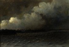 View of the City of Narym. The Ship Pier, 1880-1889. Creator: Pavel Mikhailovich Kosharov