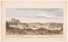 View of the city of Paris seen from the Quai de Miramion, 1749. Creator: Nathaniel Parr