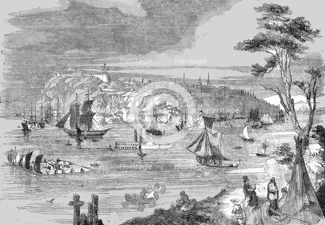 'View of the City of Quebec', 1854. Creator: Unknown.