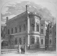 View of the Clothworkers Hall from Dunster court, City of London, 1859. Artist: Anon