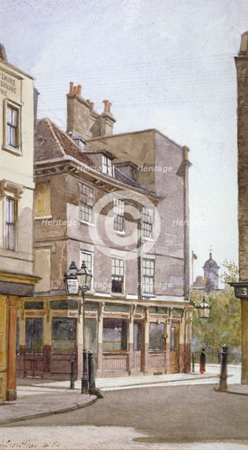 View of the Crooked Billet Inn, King Street, Stepney, London, 1886. Artist: John Crowther