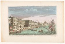 View of the Custom House on the River Thames in London, 1753. Creator: Anon