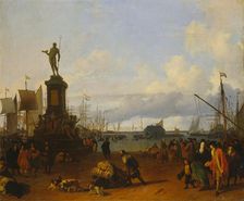 View of the Amsterdam Harbour at the IJ River, 1700. Creator: Ludolf Backhuysen I
