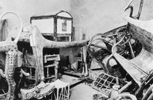 View of the antechamber of the Tomb of Tutankhamun, Valley of the Kings, Egypt, 1922