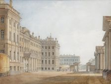View of the Anichkov Palace in St Petersburg, 1830s