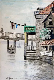 View of the Adam and Eve Inn, Chelsea, London, c1900. Artist: Walter Greaves
