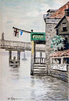 View of the Adam and Eve Inn, Chelsea, London, c1900. Artist: Walter Greaves