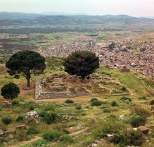 View of the altar of Zeus in Pergamon, 2nd century BC