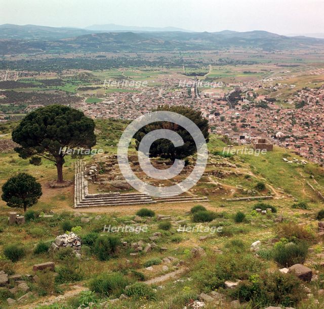 View of the altar of Zeus in Pergamon, 2nd century BC Artist: Unknown