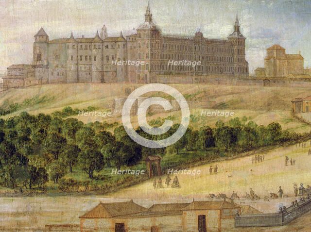 View of the Alcazar of Madrid, 1650.