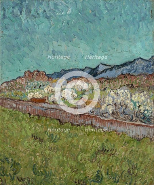 View of the Alpilles, 1890. Creator: Gogh, Vincent, van (1853-1890).