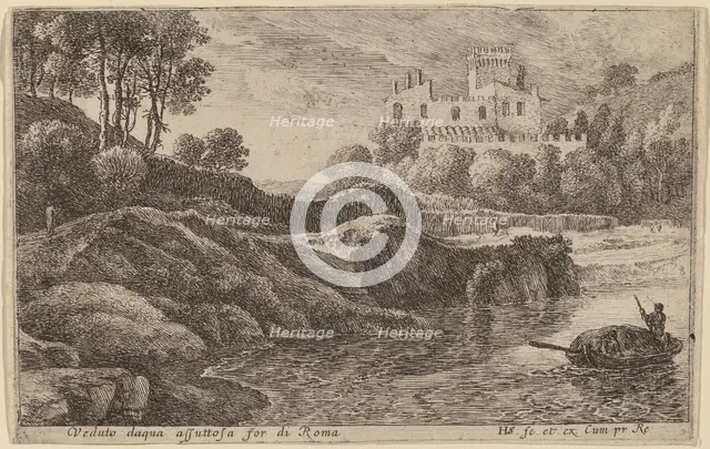 View of the Aqua Acetosa. Creator: Herman van Swanevelt.