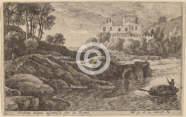 View of the Aqua Acetosa. Creator: Herman van Swanevelt.