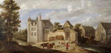 View of the Artist's House De Dry Token near Perck c1663-c1690. Artist: David Teniers II