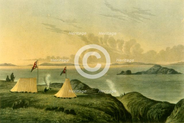'View of the Arctic Sea from the Mouth of the Copper Mine River, Midnight, July 1821', (1946).  Creator: Unknown.