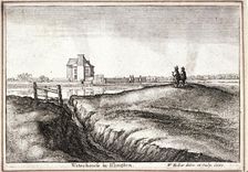 View of the area around New River Head, Finsbury, London, 1665. Artist: Wenceslaus Hollar