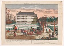 View of the Arsenal at the Admiralty in Amsterdam, 1742-1801. Creator: Anon