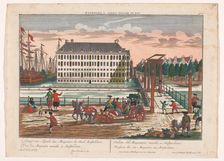 View of the Arsenal at the Admiralty in Amsterdam, 1742-1801. Creator: Anon