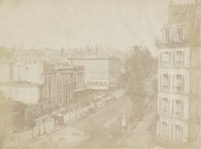View of the Boulevards at Paris, May 1843. Creator: William Henry Fox Talbot