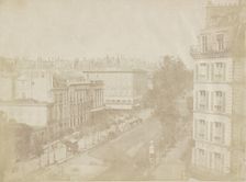 View of the Boulevards at Paris, May 1843. Creator: William Henry Fox Talbot